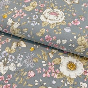 Dekorativno blago premium Butterfly flower garden