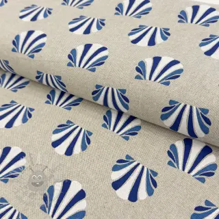 Dekorativno blago Linenlook Seashell blue