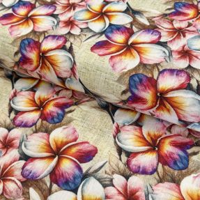 Viskoza z lanom Jasmine design B digital print