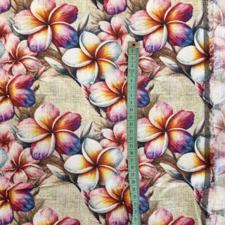 Viskoza z lanom Jasmine design B digital print