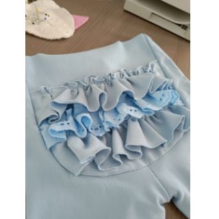 Čipka Heart light blue