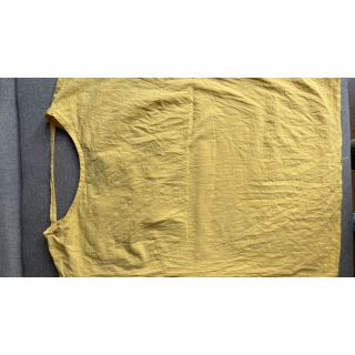 Bombažna tkanina z lanom yellow