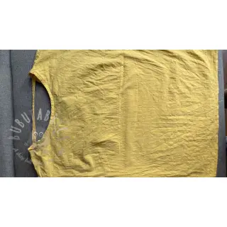 Bombažna tkanina z lanom yellow