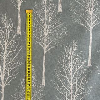 Dekorativno blago Linenlook Forest Tree Silhouette soft green