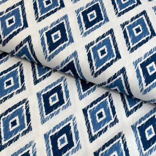 Dekorativno blago premium Rhombus navy
