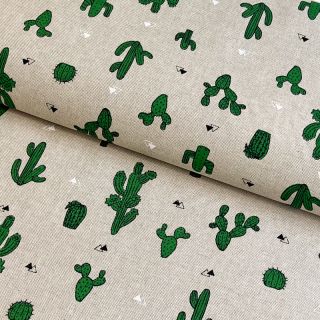 Dekoračná látka Linenlook Cactus