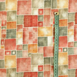 Pletenina VISKOZA Blocking summer digital print