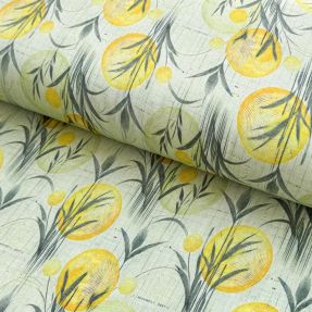 Pletenina VISKOZA Enjoy The Silence lemon digital print