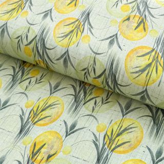 Pletenina VISKOZA Enjoy The Silence lemon digital print