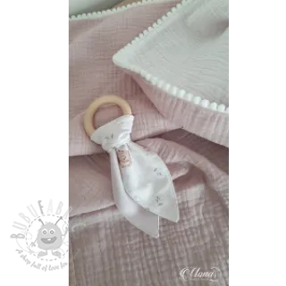 Dvostruka gaza/muslin old rose ORGANIC