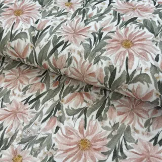 Dvoslojna gaza/muslin Bunches of flowers digital print