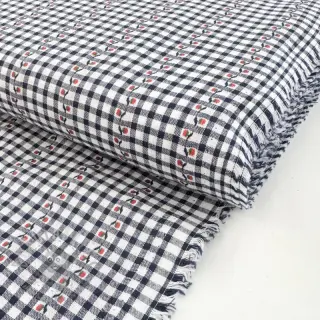 Bombažna tkanina JACQUARD Climbing navy