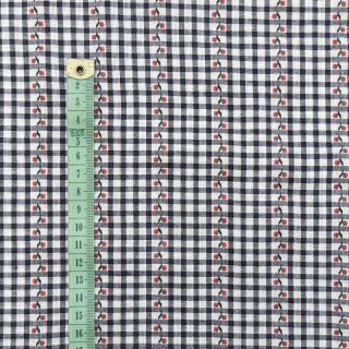 Bombažna tkanina JACQUARD Climbing navy