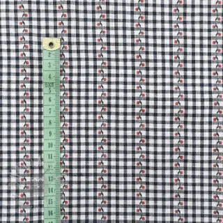 Bombažna tkanina JACQUARD Climbing navy