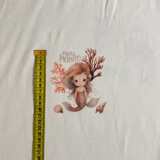 Pletenina Baby Mermaid PANEL digital print