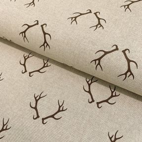 Dekoračná látka Linenlook Deer antlers