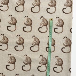 Dekorativna tkanina Linenlook Monkey Business