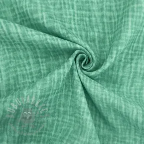 Dvoslojna gaza/muslin Vintage green