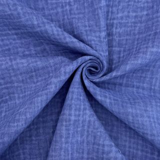 Dvoslojna gaza/muslin Vintage cobalt