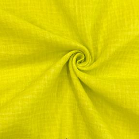 Dvoslojna gaza/muslin Vintage neon yellow