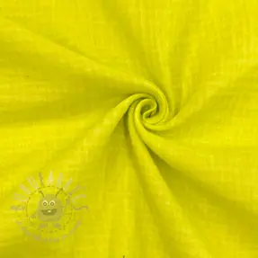 Dvoslojna gaza/muslin Vintage neon yellow