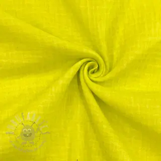 Dvoslojna gaza/muslin Vintage neon yellow