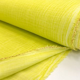 Dvoslojna gaza/muslin Vintage neon yellow
