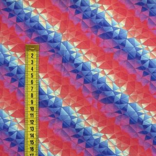 Pletenina Kaleido rainbow dark digital print