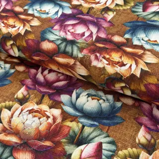 Viskoza z lanom Marigold design C digital print