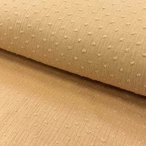 Dvoslojna gaza/muslin DOBBY camel