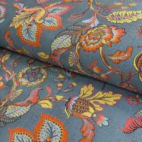 Dekorativno blago jacquard Inaya ciel
