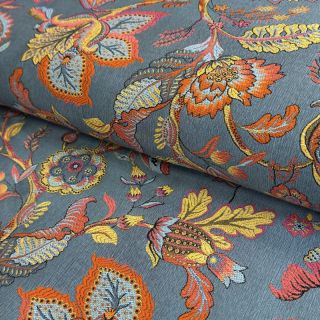 Dekorativno blago jacquard Inaya ciel