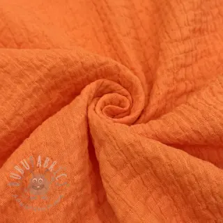 Bombažna tkanina STRETCH Baby oranžna