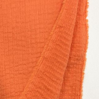 Bombažna tkanina STRETCH Baby oranžna