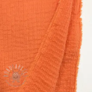 Bombažna tkanina STRETCH Baby oranžna