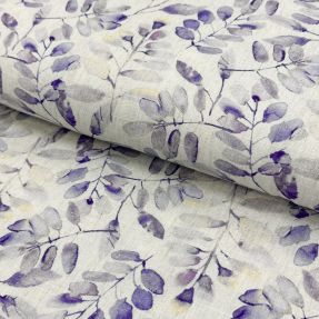 Lanena viskoza Natural Lin Lissy purple digital print