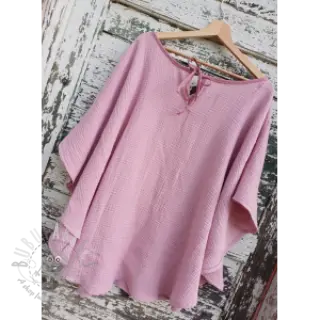 Dvojna gaza/muslin light lilac ORGANIC