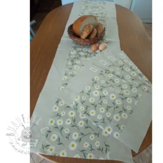 Dekorativno blago Linenlook Daisy sweet field