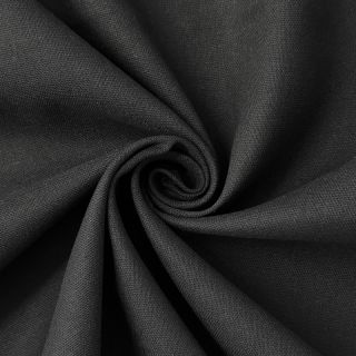 Bombažna tkanina z lanom PREMIUM black
