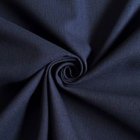 Bombažna tkanina z lanom PREMIUM dark blue