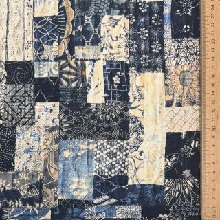 Bombažna tkanina TWILL DENIM Mix print design A