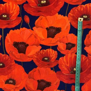 Dekorativna tkanina s teflonsko obdelavo POPPY GARDEN