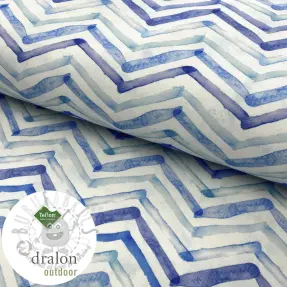 Dekorativno blago Teflon WATERCOLOUR ZIGZAG