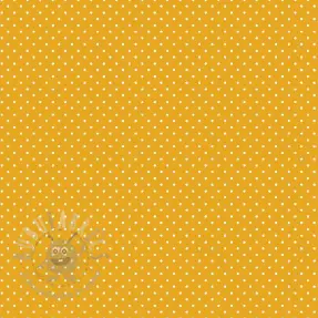 Bombažna tkanina Petit dots yellow