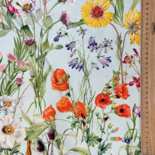 Dekorativna tkanina s teflonsko obdelavo Wildflower Sunny Field