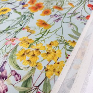 Dekorativno blago Teflon Wildflower Sunny Field