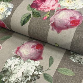 Dekorativna tkanina s teflonsko obdelavo Hydrangea Roses