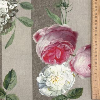 Dekorativna tkanina s teflonsko obdelavo Hydrangea Roses