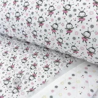 Bombažna tkanina QUILTING Elisabetta roza