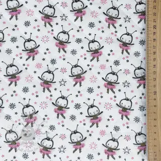 Bombažna tkanina QUILTING Elisabetta roza